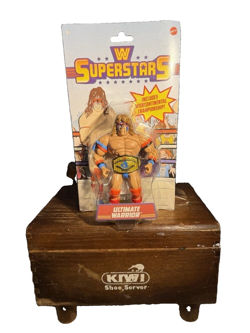 Mattel WWE Superstars Ultimate Warrior Series 16 IC Championship Figure NEW MOC